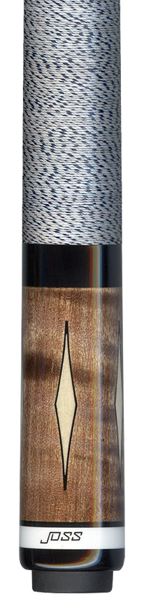 Joss Walnut-Stained Maple with Maple Diamond Inlays Pool Cue - JC20-123