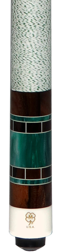 McDermott 50th Anniversary Series Zircote with Green Pearl Play Cue with G-Core Shaft and Commemorative 1x1 Case