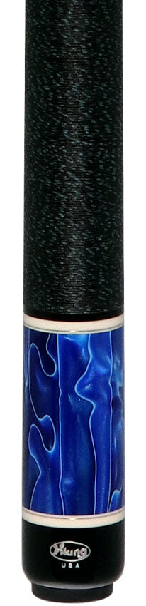 Viking Twilight Series Khaki-Stained Birdseye Maple with Cerulean Tide Premium Pearl Points Play Cue