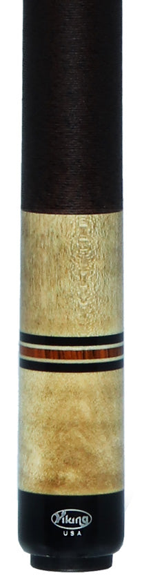 Viking OV0204 Ovaition Series Khaki-Stained Birdseye Pool Cue - Vikore Shaft