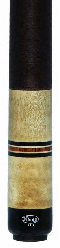 Viking Ovation Series Khaki-Stained Birdseye Play Cue with Vikore Shaft - OV0204