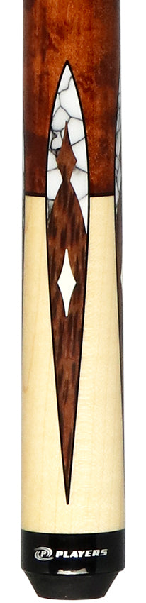 Players Maple with White Recon Wrapless Graphic Series Pool Cue - G4147