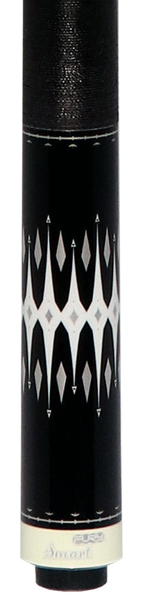 Fury Graphic Pool Cue with Pebble Grain Leather Wrap - FUVT6