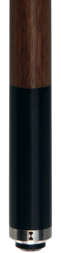 Becue WAS Laminated Wood Carbon Play Cue with 12.3mm Engage Shaft