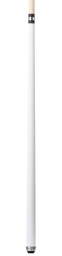 Players Classic Series Matte Dandelion White Play Cue with White Embossed Leather - C707