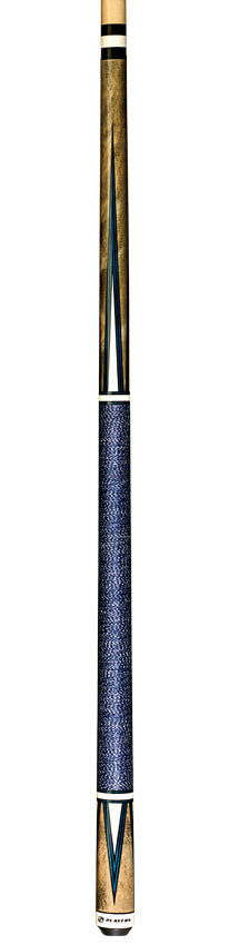 Players Classic Series Smoke Grey Stained 4 Point Graphic Pool Cue - C810