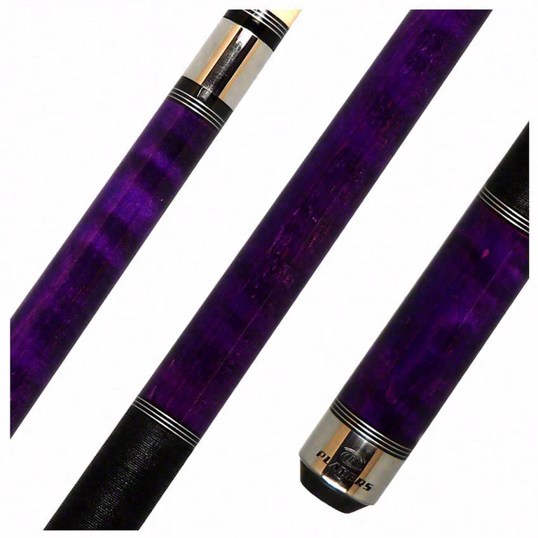 Players Classic Series Royal Purple Maple with Linen Wrap Pool Cue - C965
