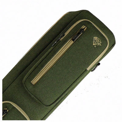 Tiger Canvas Green/Tan Soft Pool Cue Case