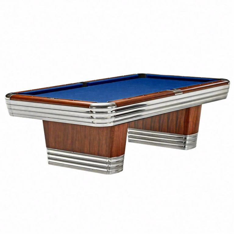 Brunswick Centennial Rosewood Chrome Pool Table