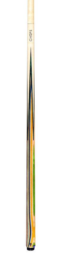 McDermott Chops Sneaky Pete Skateboard Pool Cue - Vertical Design
