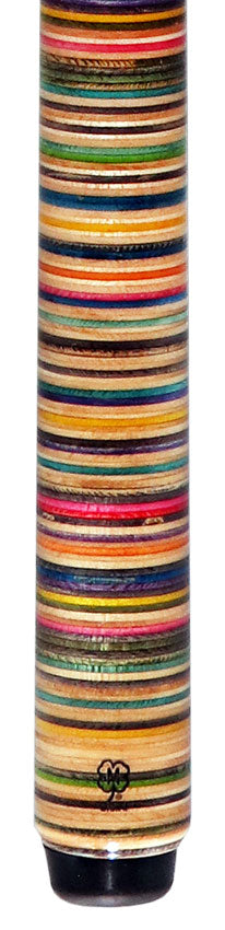 McDermott Chops Sneaky Pete Skateboard Pool Cue - Horizontal Design