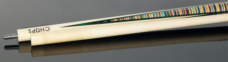 McDermott Chops Sneaky Pete Skateboard Pool Cue - Horizontal Design