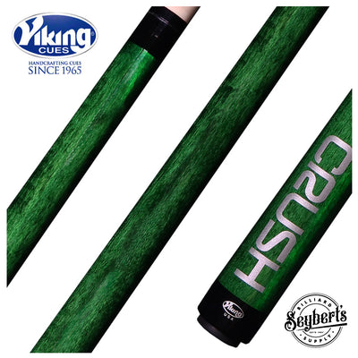 Viking Crush No Wrap Emerald Break Cue - CRUSHNWC-DIS