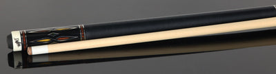 Dufferin Exotic Obsidian Play Cue with Linen Wrap