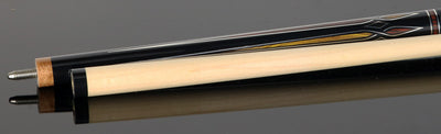 Dufferin Exotic Obsidian Play Cue with Linen Wrap