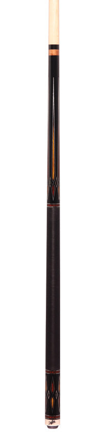 Dufferin Exotic Obsidian Play Cue with Linen Wrap