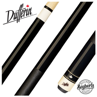 Dufferin Black Stain Pool Cue with Nylon Wrap