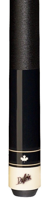 Dufferin Black Stain Pool Cue with Nylon Wrap