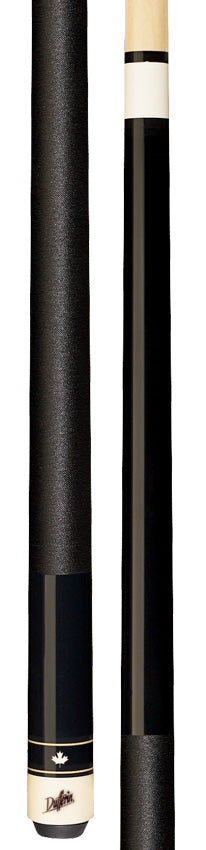 Dufferin Black Stain Pool Cue with Nylon Wrap