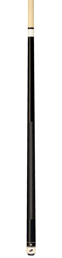 Dufferin Black Stain Pool Cue with Nylon Wrap