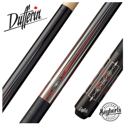 Dufferin Nightframe Pool Cue with Linen Wrap