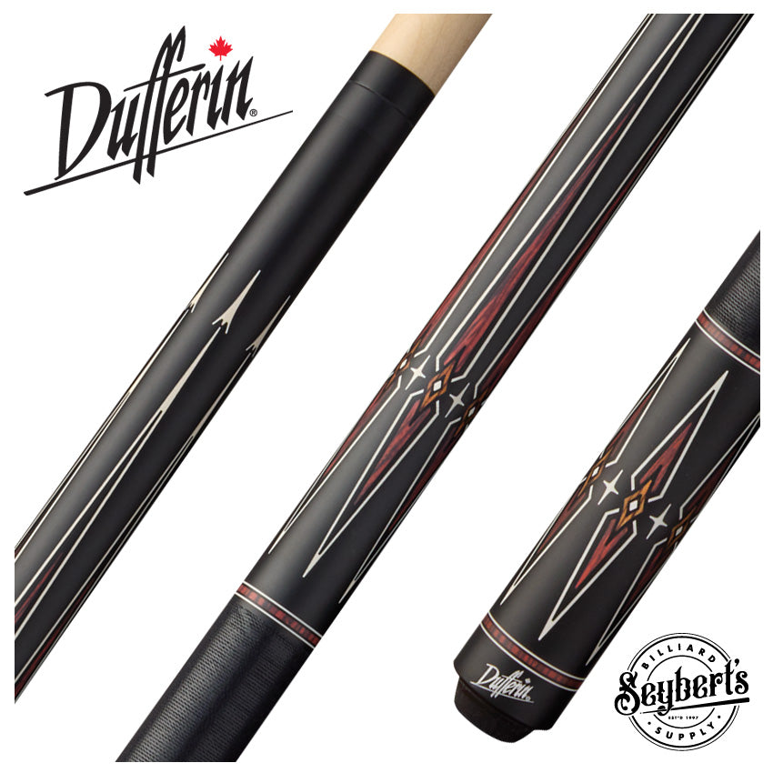 Dufferin Twilight Ridge Pool Cue with Linen Wrap - Seybert's