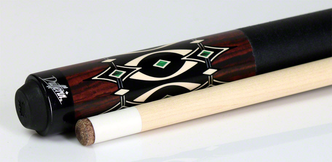 Dufferin 10 Point Black / Cocobolo Graphic Pool Cue - D544