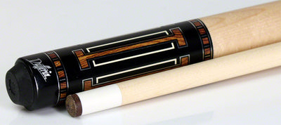 Dufferin D545 Grey Stain 6 point Bocote Graphic Pool Cue
