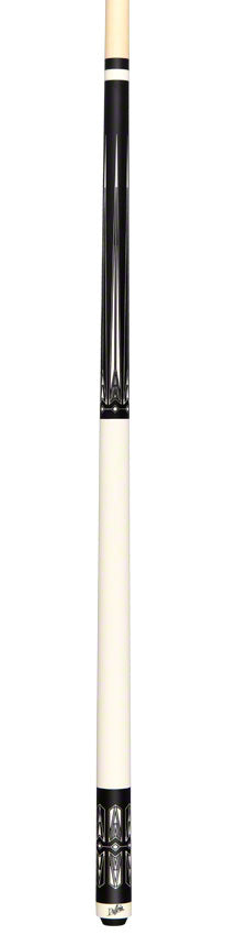 Dufferin D548 6 point Black / White Graphic Pool Cue
