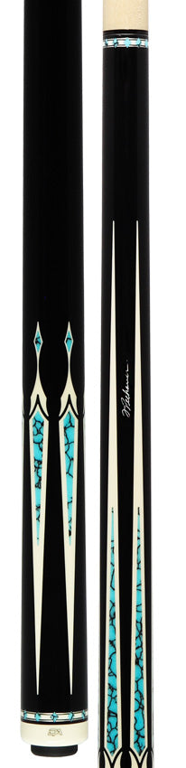 Pechauer David Alcaide 2 Turquoise Champions Collection Pool Cue - DA2T