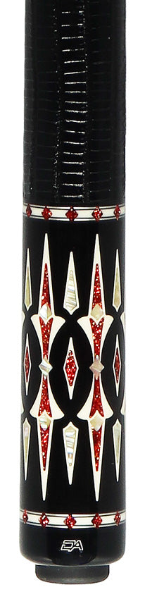 Pechauer David Alcaide 3 Ruby Champions Collection Pool Cue - DA3R