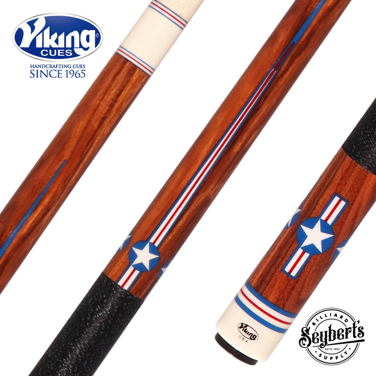 Viking Defender Series Rosewood with Roundel Emblem Inlays Pool Cue - DF1500