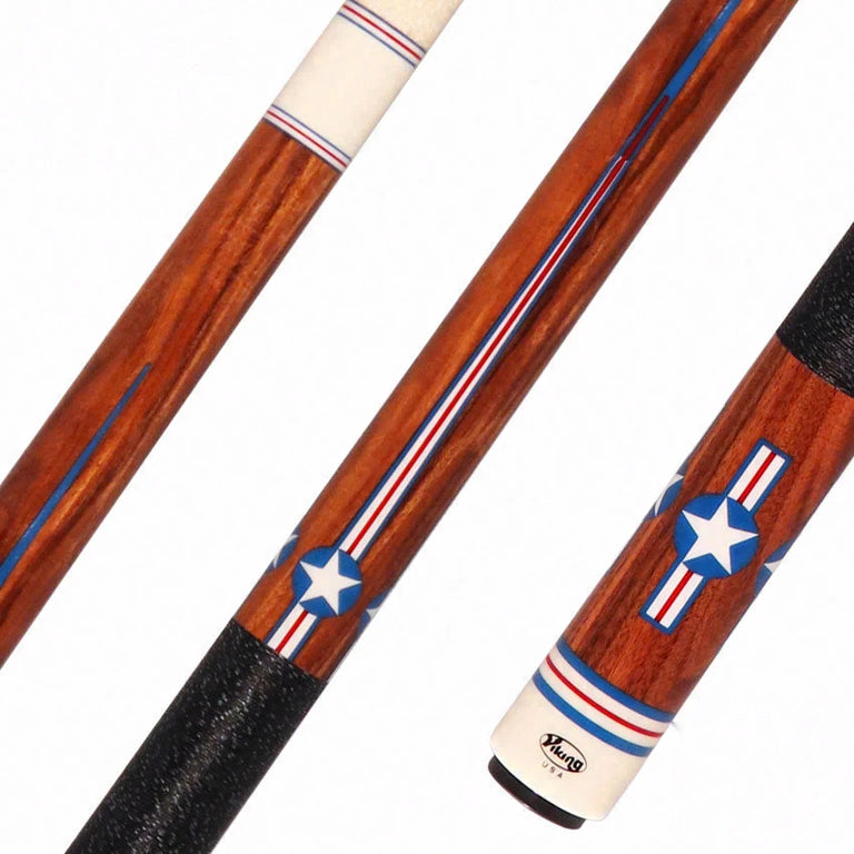 Viking Defender Series Rosewood with Roundel Emblem Inlays Pool Cue - DF1500