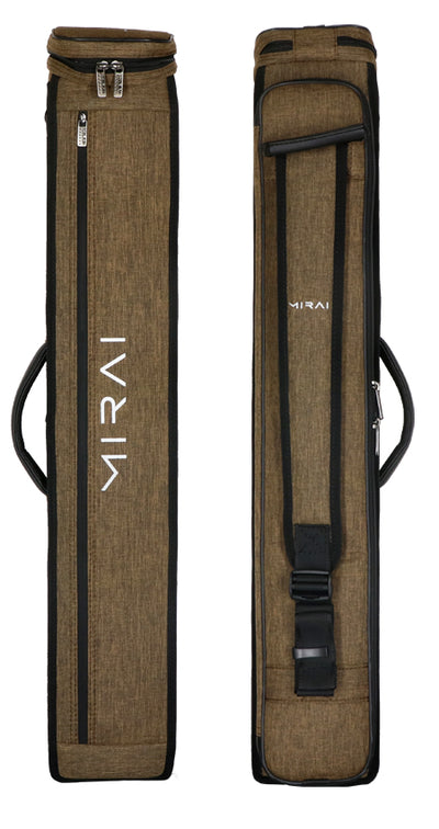 Mirai 3x5 Biege Hybrid Soft Pool Cue Case