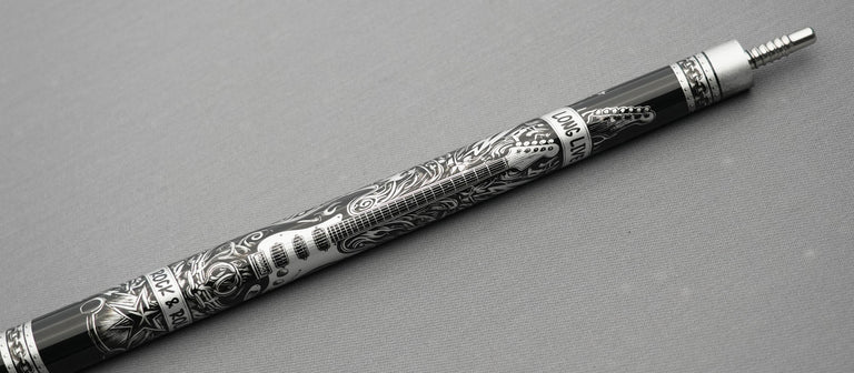 EVO Rebel Leather Wrap Pool Cue Maxbling Edition