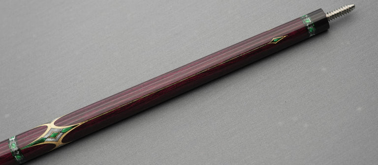 EVO Royale Garnet Crest No Wrap Pool Cue Maxbing Edition