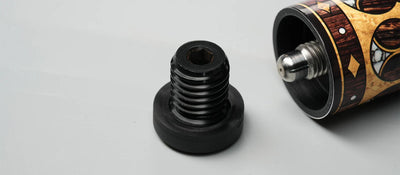 EVO Crown Series Ancient Oak Leather Wrap Pool Cue Maxbing Edition