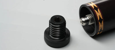 EVO Crown Royal Black Pool Cue with White Lizard Wrap Maxbing Edition