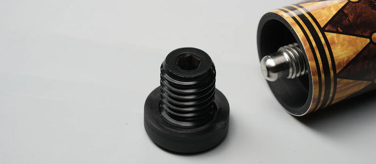 EVO Crystal Umber Crest No Wrap Pool Cue Maxbing Edition