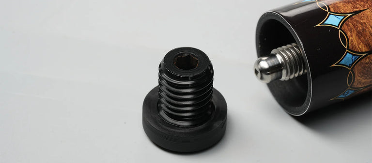 EVO Crystal Ember Vein No Wrap Pool Cue Maxbing Edition