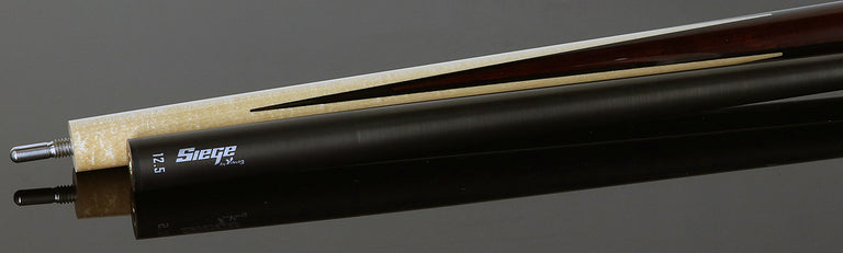 Viking Impero Series Coffee-Stained Maple with 4 Birdseye Maple Inlaid Points Play Cue with 12.5mm Siege Carbon Fiber Shaft