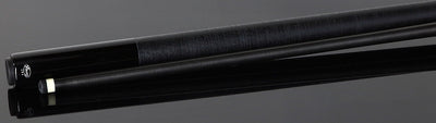 Viking Ovation Series Midnight Black Stained Maple Play Cue with 12.5mm Siege Carbon Fiber Shaft