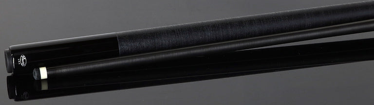 Viking Ovation Series Midnight Black Stained Maple Play Cue with 12.5mm Siege Carbon Fiber Shaft