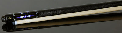 McDermott 50th Anniversary Series Birdseye Maple with Blue River Agate Points Cue with i-2 Shaft and Commemorative 1x1 Case