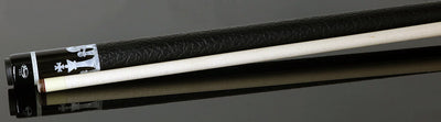 Viking Defender Series Maple with Ebony Points and White Pearl Chess Inlays Pool Cue - DF1200