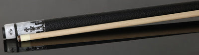 Viking Defender Series Smoke Gray with White Pearl Points and Smoke Pearl Chess Inlays Pool Cue - DF1211