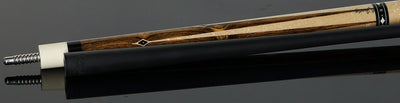 Jacoby Custom Heritage Collection Bocote and Birdseye Maple No Wrap Pool Cue with Ultra Pro Shaft