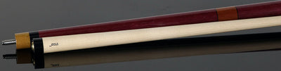 Joss Thor Hammer Purpleheart with Stained Maple Rings Break Cue - JOSTHPHOLD-DIS