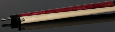 McDermott Burgundy/Walnut Stained Maple with 8 Ball Cue of the Month with G-Core Shaft