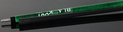 Jacoby BlaCkOut Green No Wrap Break/Jump Cue - JACBKOUTGR